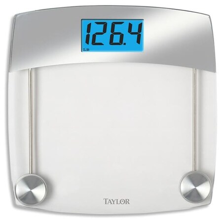 Taylor Taylor 6437552 440 lbs Gray Digital Bathroom Scale 6437552